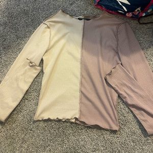 Stitched long-sleeve